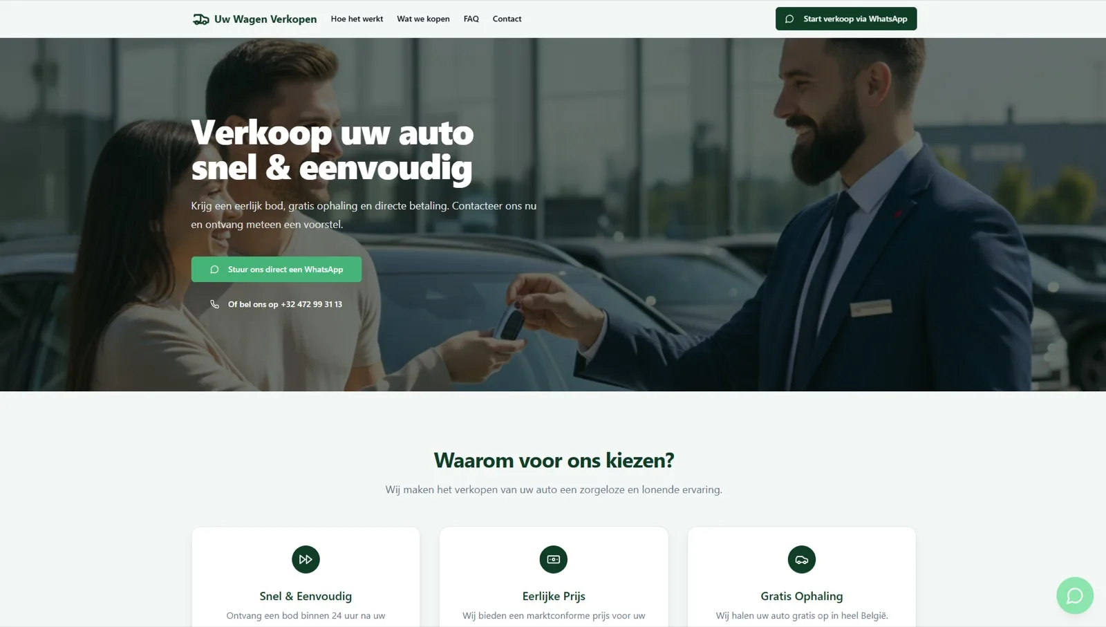 Uw Wagen Verkopen