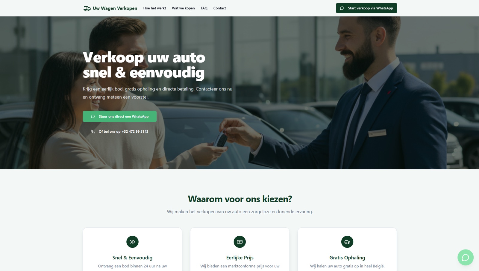 Uw Wagen Verkopen