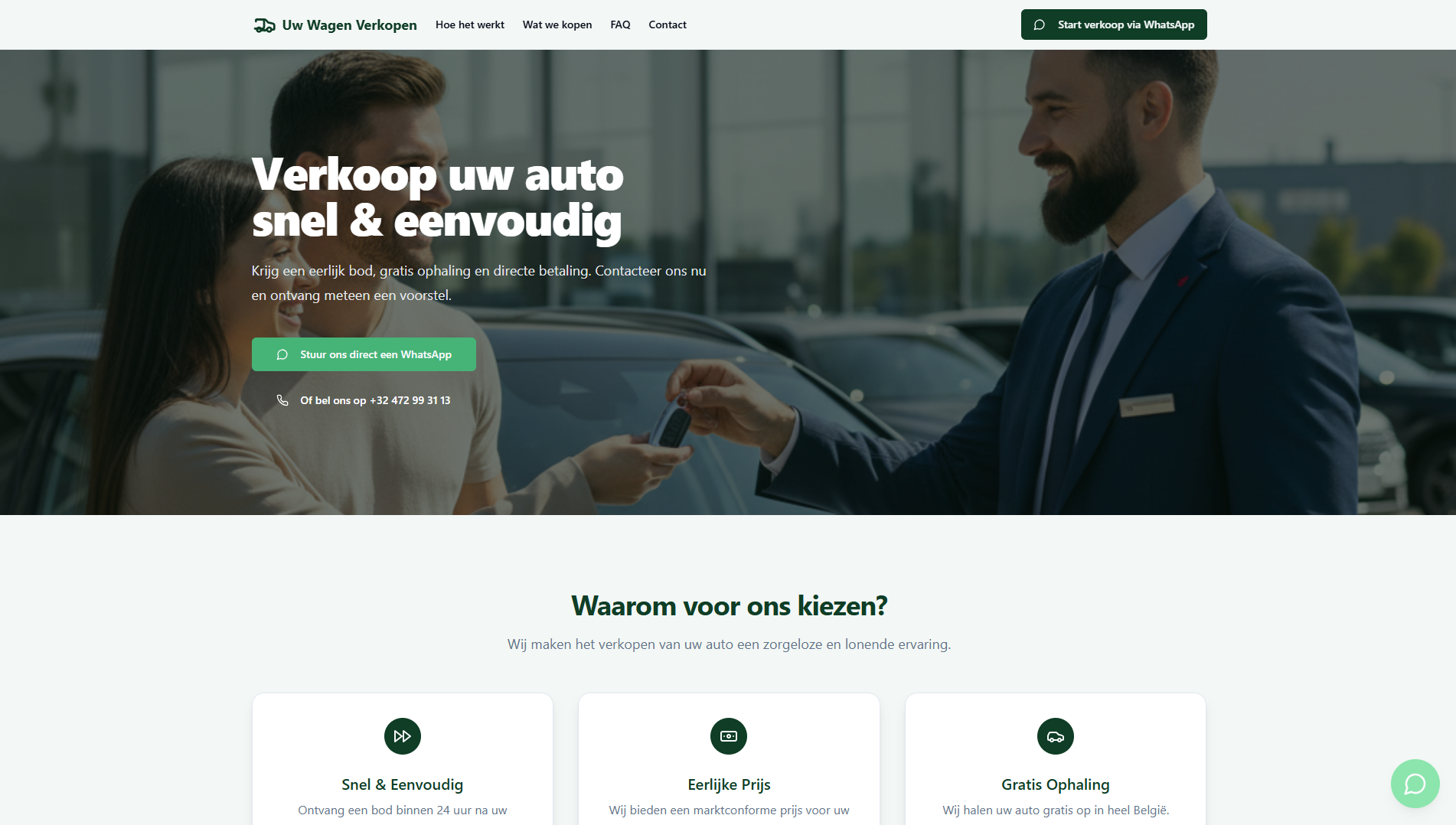 Uw Wagen Verkopen